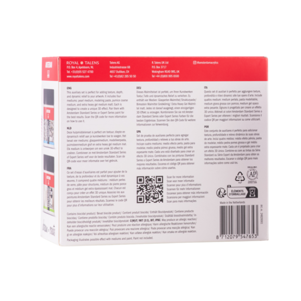 Amsterdam Sculpt &amp; Shape Medium S�t - 4x120ml.