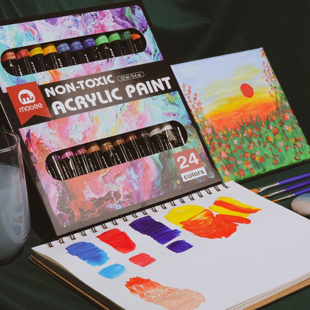 Mobee - Akrylmaling 24-Pak