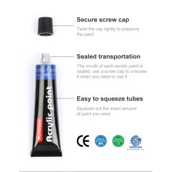 Mobee - Akrylmaling 24-Pak