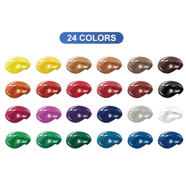 Mobee - Akrylmaling 24-Pak