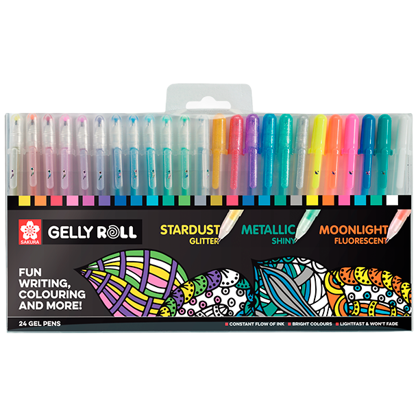 Gelly Roll 24-Pak - Mixed S�t