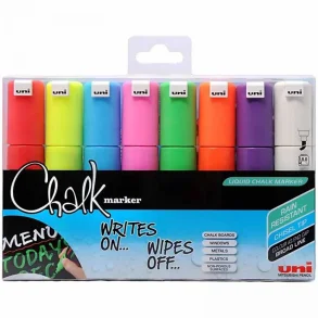 POSCA PWE-8K Uni chalk 8 mm (8-pak)