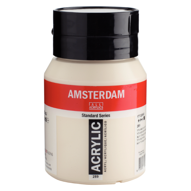 Amsterdam Akrylmaling 500 ml. Tit. Buff Lt (289)