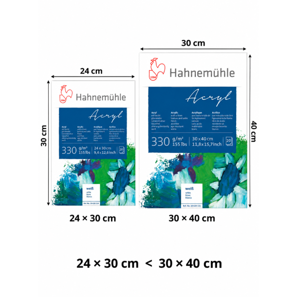  Hahnem�hle Arcyl papir blok 360gram