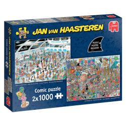 NYHED! Puslespil af JVH 2i1 "Give us some space &amp; All dressed up" 2x1000 Brikker