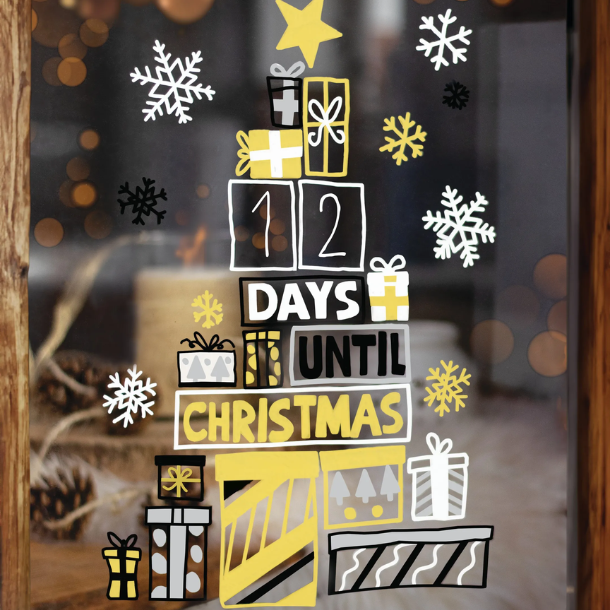 Uni POSCA Kalktuscher i st - 4 Tuscher + 2 Skabeloner