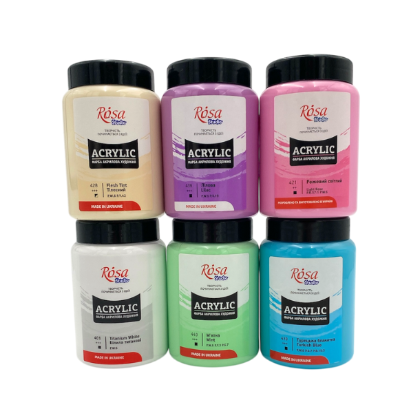 ROSA Akryl St  - Pastel