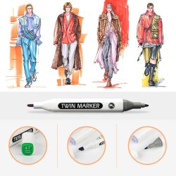 Mobee - 80-Stk Twin Marker Premium