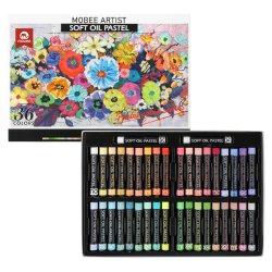 Mobee Blde Oliepasteller, Pastelfarver - 36+2-Pak 
