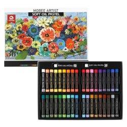 Mobee Blde Oliepasteller, Klassiske Farver - 36+2-Pak