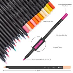 H&B "Mandala" Penalhus m. Farveblyanter - 72-Pak