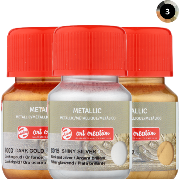 Metallic Maling, 30ml.