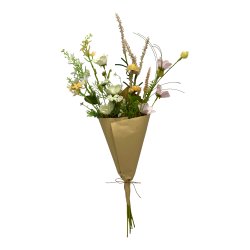 Buket Vild Flora - Hvid/Rosa