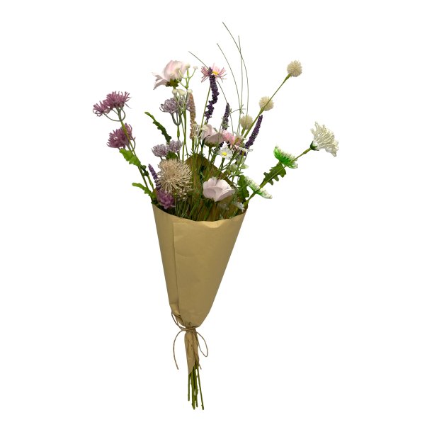 Buket Vild Flora - Rosa/Lavendel