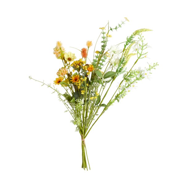 Buket Vild Flora - Hvid/Gul
