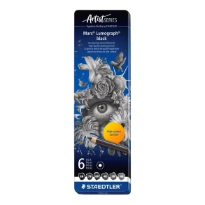 Staedtler Mars Lumograph Black Blyanter HB-8B 6-Pak