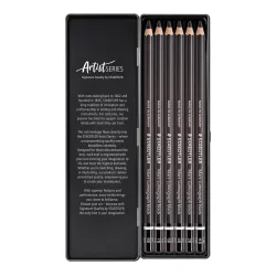 Staedtler Mars Lumograph Black Blyanter HB-8B 6-Pak