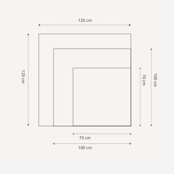 Danmarkskort Plakat - Hvid  