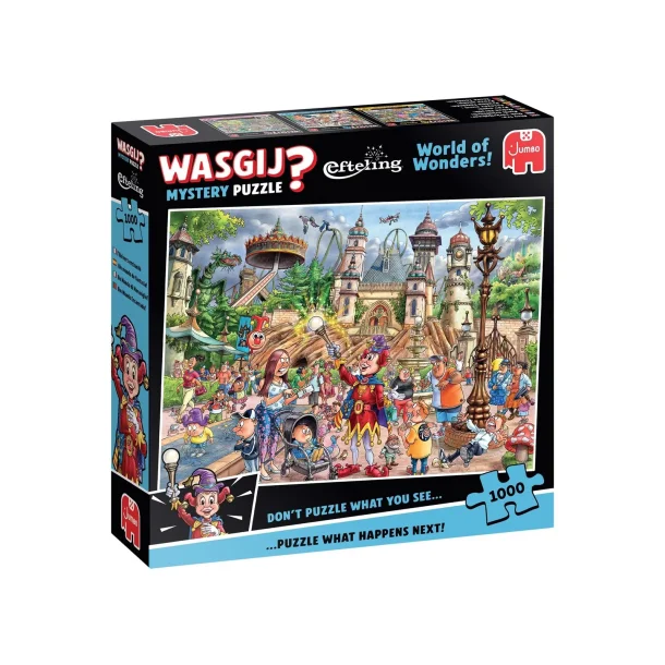 Puslespil Wasgij Mystery Efteling, World of Wonders 1000 Brikker
