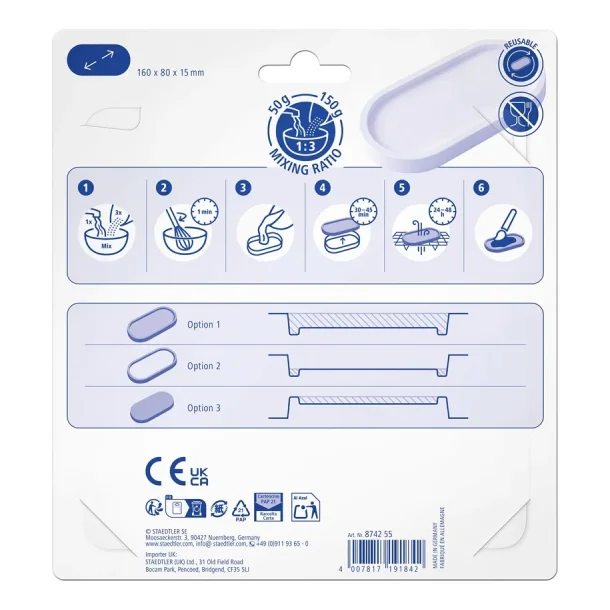 FIMO St�beform sk�l - OVAL