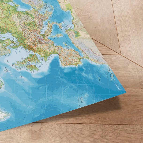 Europakort Plakat - Classic Engelsk