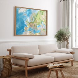 Europakort Plakat - Classic Engelsk