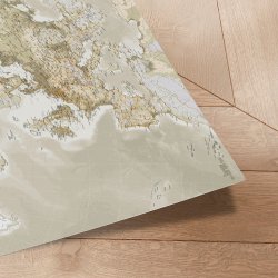 Europakort Plakat - Vintage