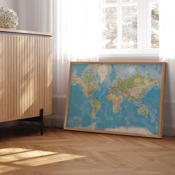 Verdenskort Plakat - Classic