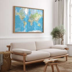 Verdenskort Plakat - Classic