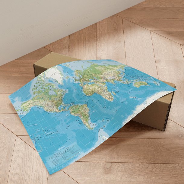 Verdenskort Plakat - Classic