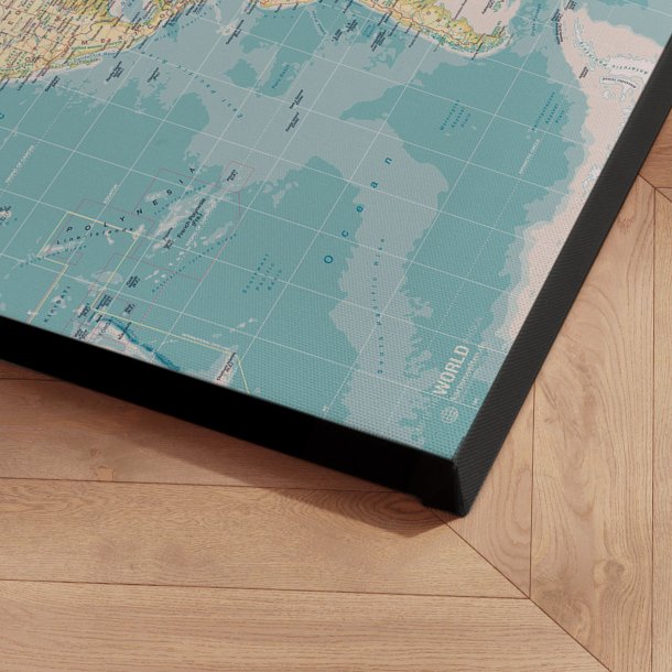 Lrredsprint Verdenskort - Retro