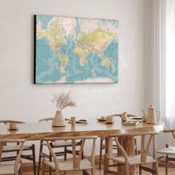 Lrredsprint Verdenskort - Retro