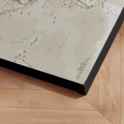 Lrredsprint Verdenskort - Vintage