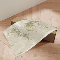 Verdenskort Plakat - Vintage 