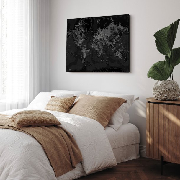 Lrredsprint Verdenskort - Dark