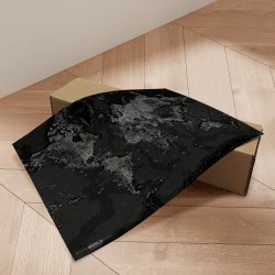 Verdenskort Plakat - Dark