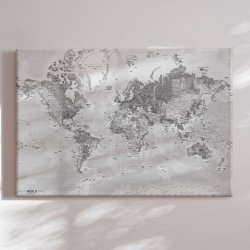 Lrredsprint Verdenskort - Light