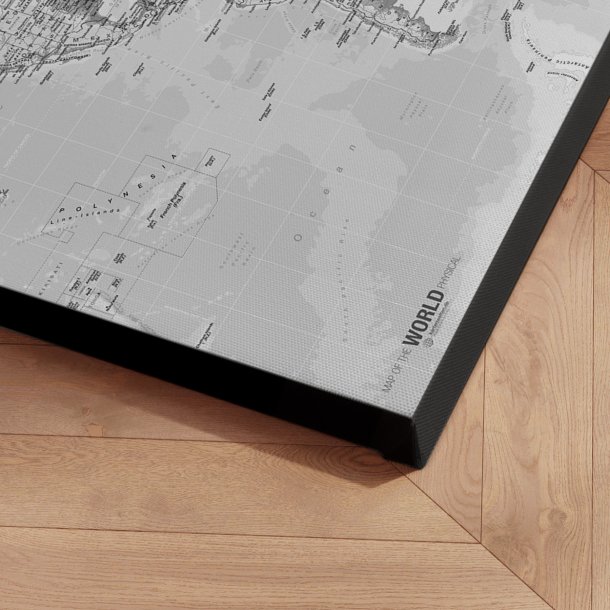 Lrredsprint Verdenskort - Light