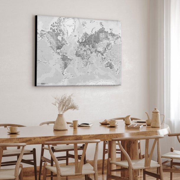 Lrredsprint Verdenskort - Light