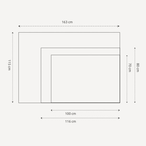 Opslagstavle Verdenskort -  Light - Egetrsramme