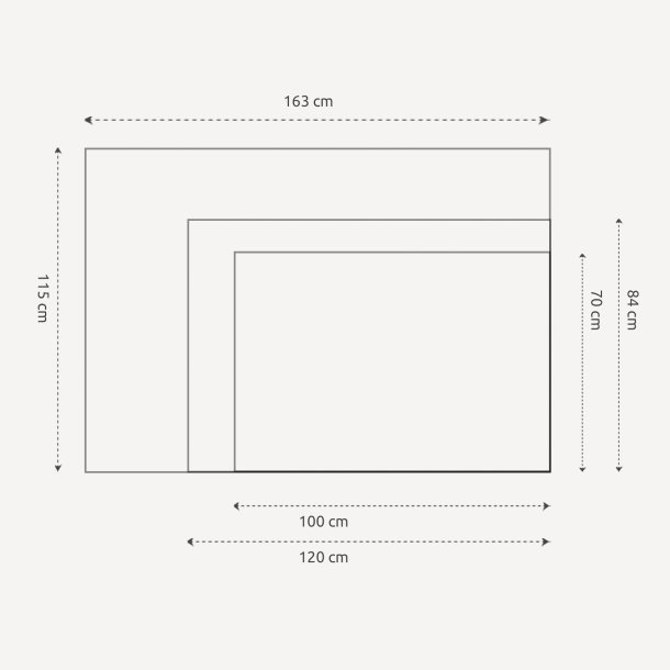 Indrammet Verdenskort - Light - sort ramme