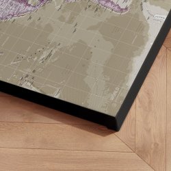 Lrredsprint Verdenskort - Purple