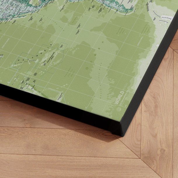 Lrredsprint Verdenskort - Green
