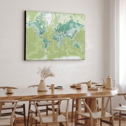 Lrredsprint Verdenskort - Green