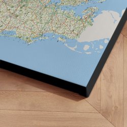 Danmarkskort Lrredsprint - Classic