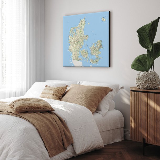 Danmarkskort Lrredsprint - Classic