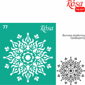 ROSA Talent Reusable Adhesive Stencil 