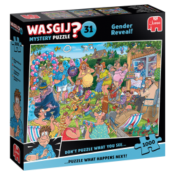 NYHED! Puslespil Wasgij, "Mystery 31, Gender Reveal!" 1000 Brikker