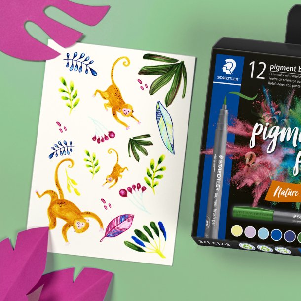 Pigment Arts Pen - 12 Natur farver