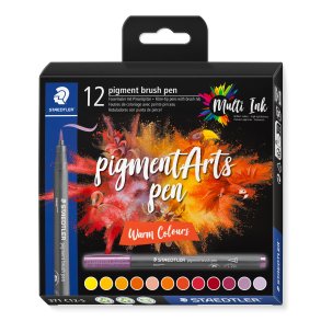Pigment Arts Pen - 12 Varme farver